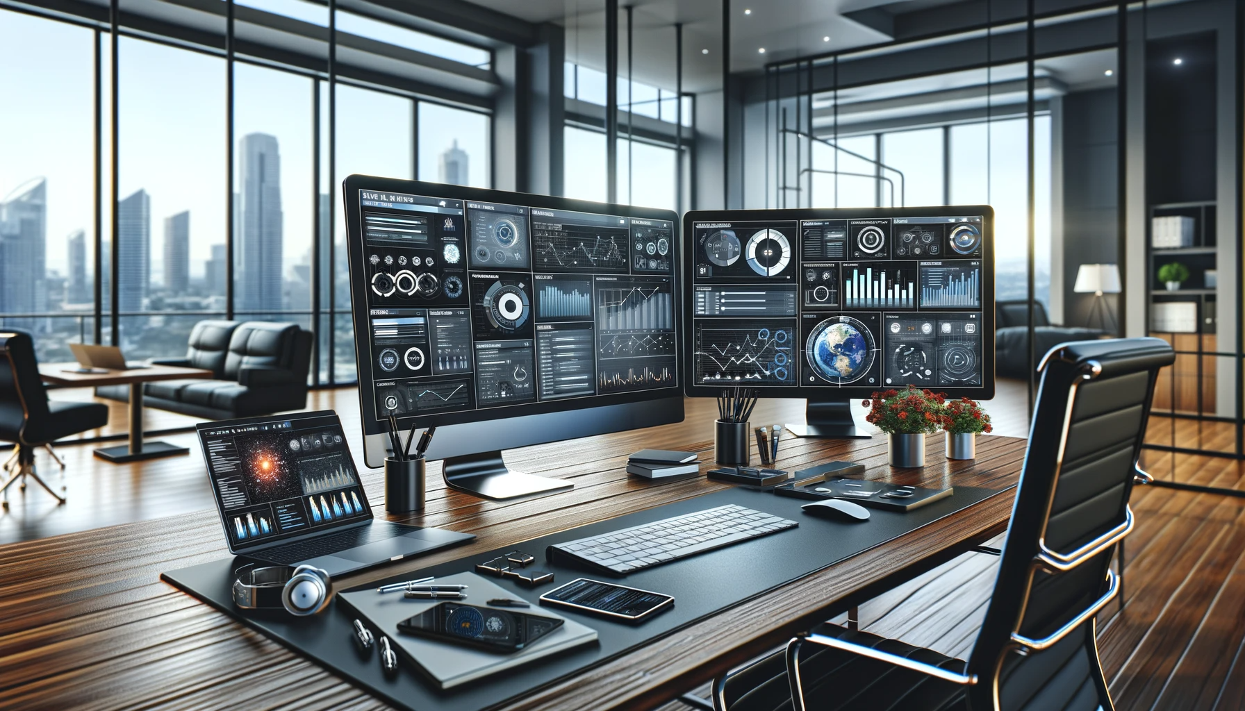 DALL·E 2023-12-19 10.55.16 - A fotorealistic image in wide format, depicting a contemporary office setting focused on Marketing Technologies, without any people. The scene include